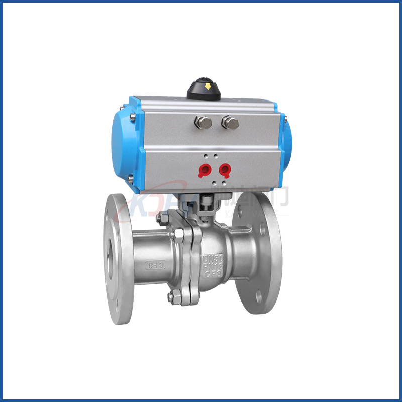 氣動高平臺法蘭球閥