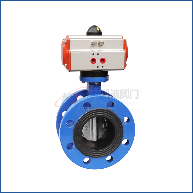 氣動(dòng)法蘭碟閥