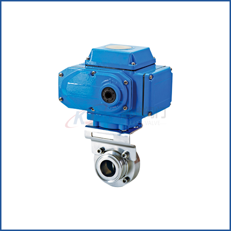 電動衛(wèi)生級快裝蝶閥